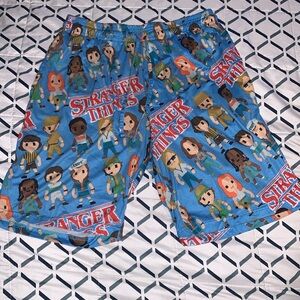 Stranger Things Medium pajama shorts, elastic waist, drawstring with pockets